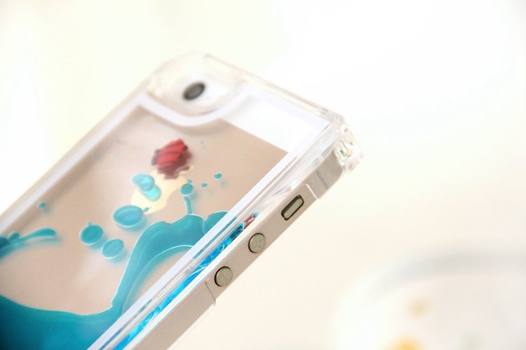 Fish Swimming in Blue Ocean iPhone Case
