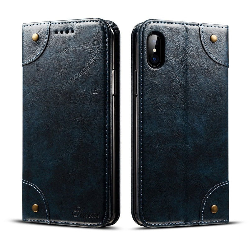 Retro Style iPhone X Wallet Case