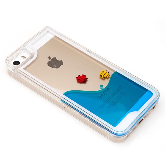 Fish Swimming in Blue Ocean iPhone Case